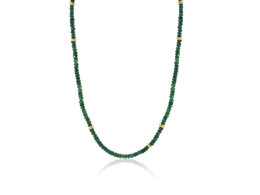 Tsavorite Garnet Beaded Necklace