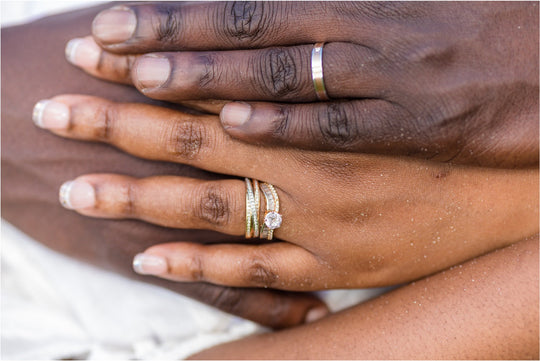 How to Style Stackable Wedding Rings for a Unique Bridal Look