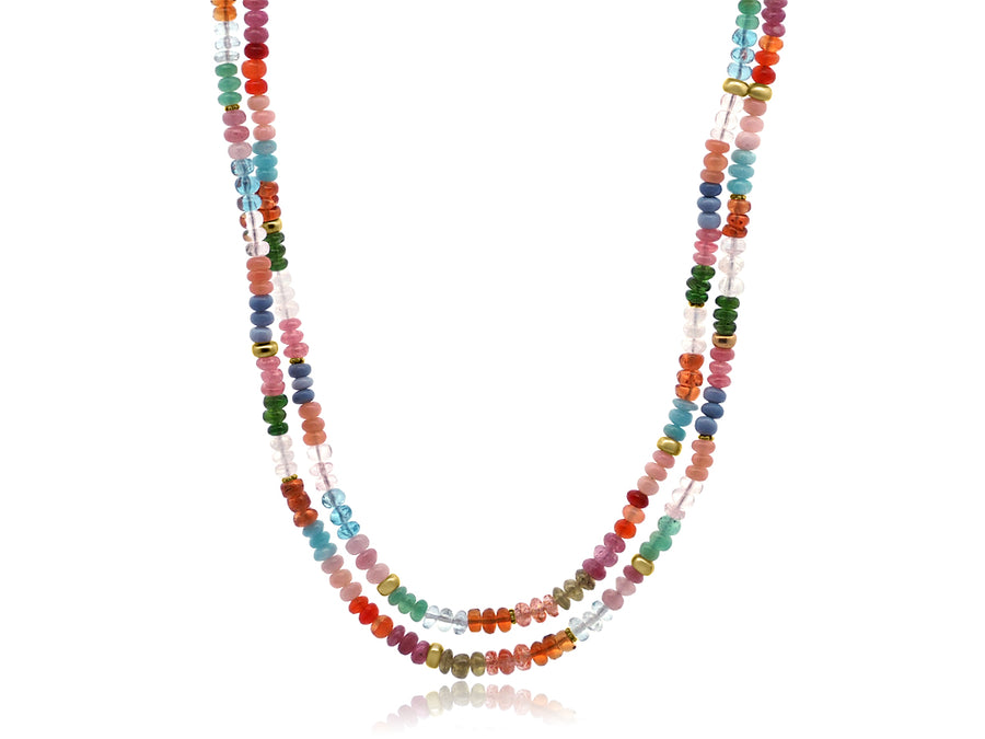 Multi Gemstone Beaded Necklace