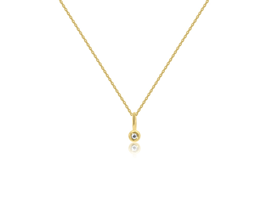 Diamond Yellow Gold Pendant