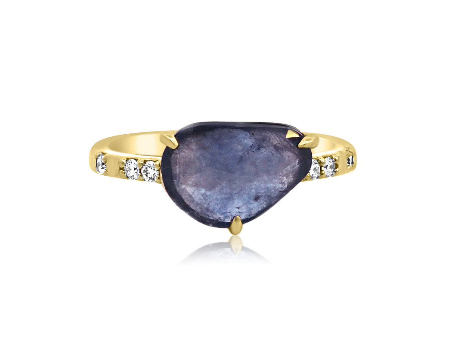 2.75ct Blue Sapphire Ursa Minor Ring