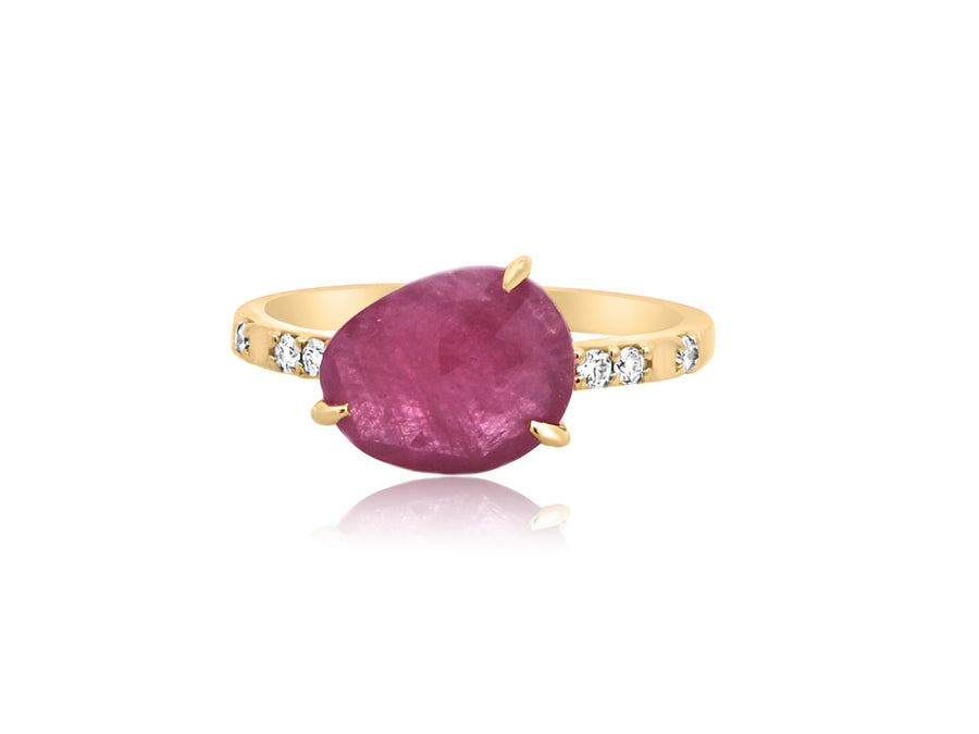 2.72ct Pink Sapphire Ursa Minor Ring