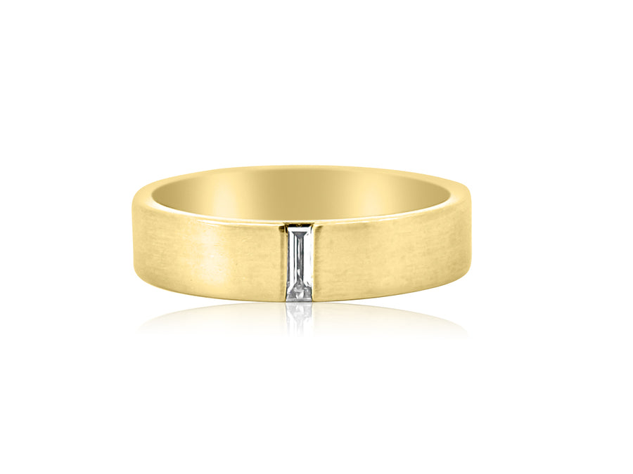 Baguette Diamond Men's Band