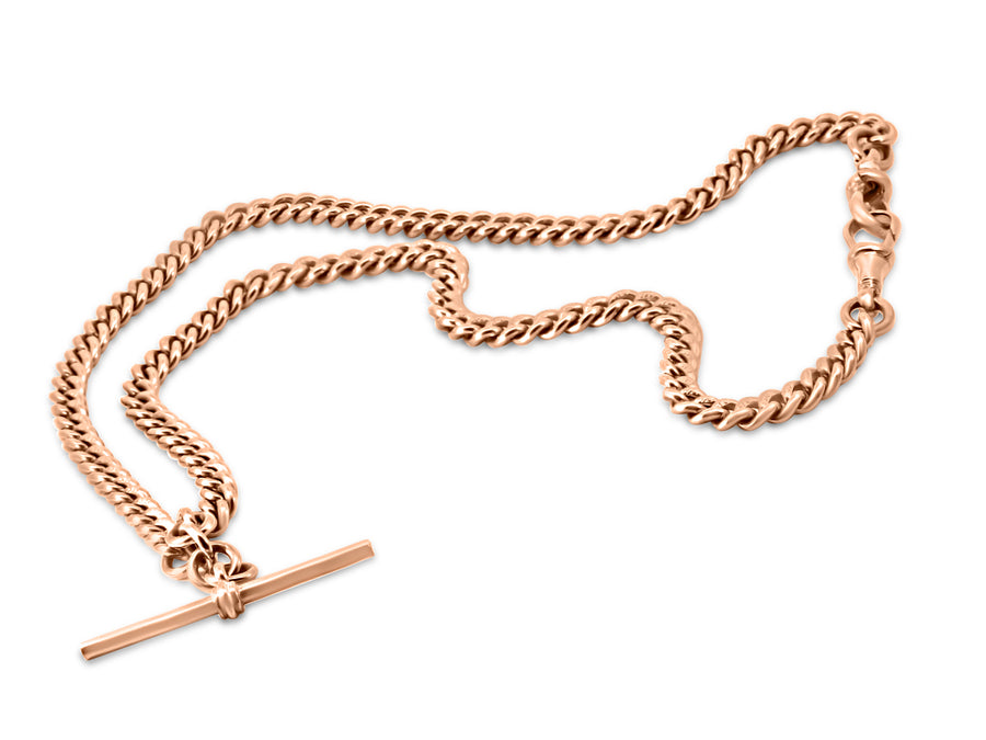 Antique Curb Watch Chain Necklace