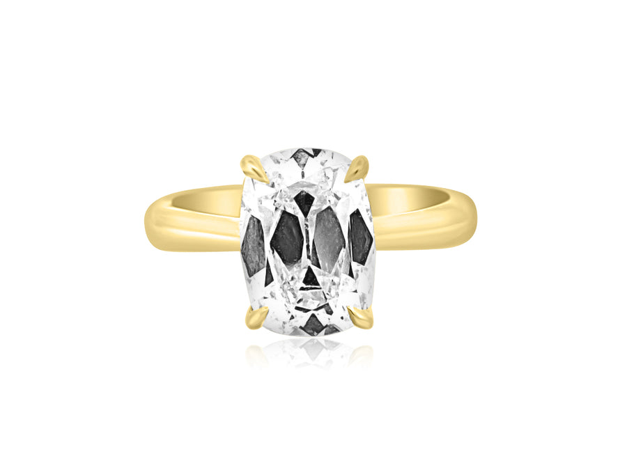 3.28ct DVVS2 ANCU Lab Diamond Aura Cathedral Ring