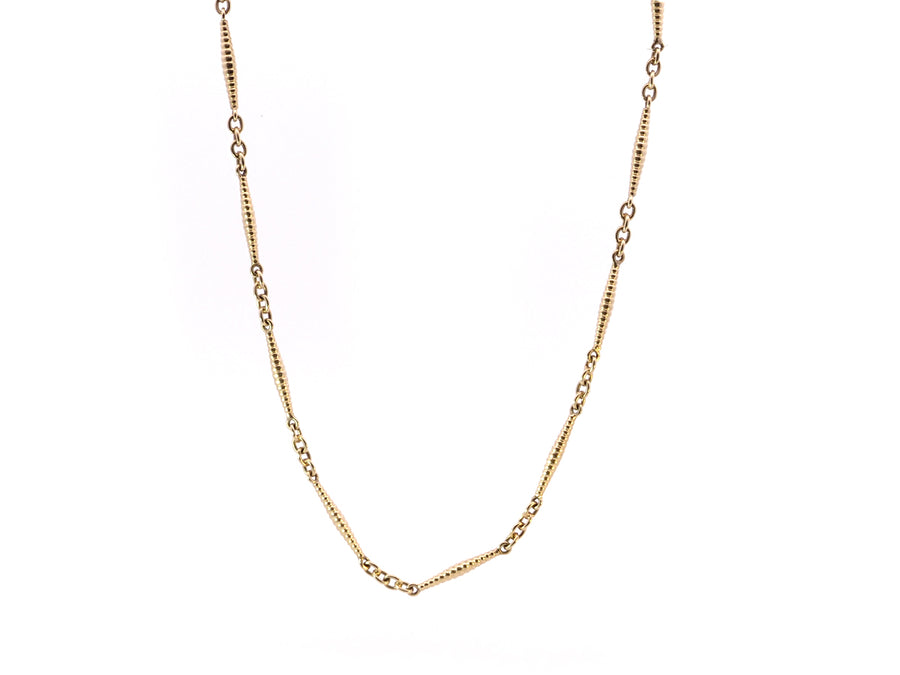 Vintage Twist Bar & Link Necklace