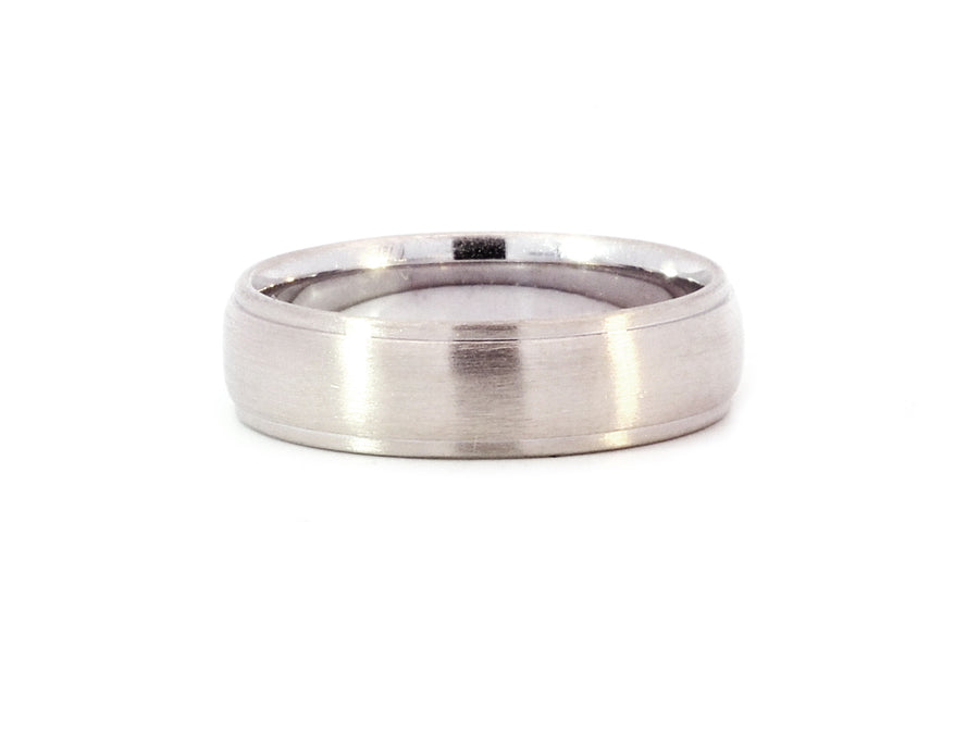 Satin Finish Beveled Edge Band