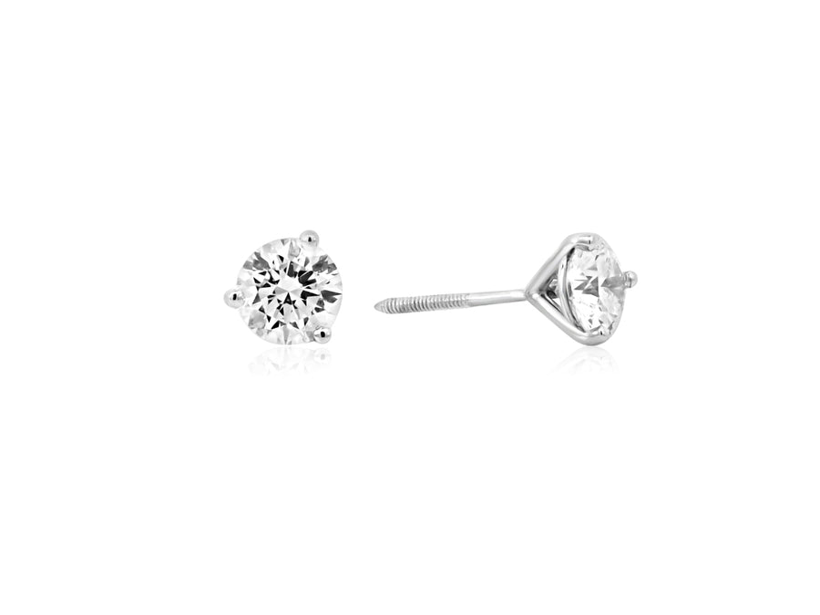 2.10cts GSI1 Lab Diamond Stud Earrings