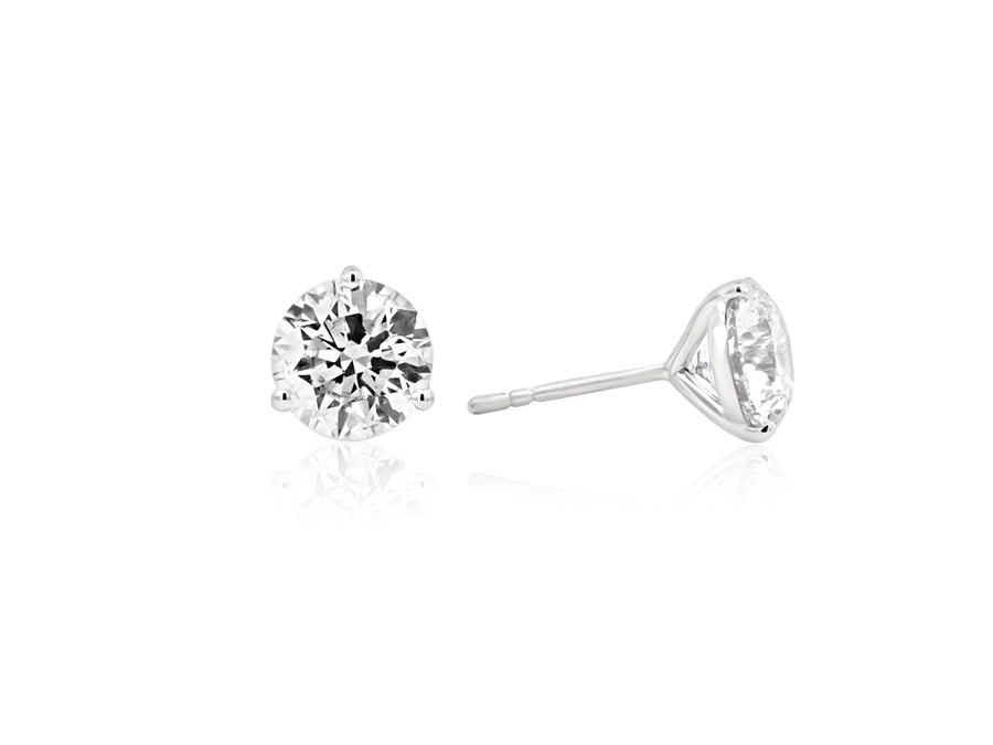 4.08cts DVS1/EVS1 Lab Diamond Stud Earrings