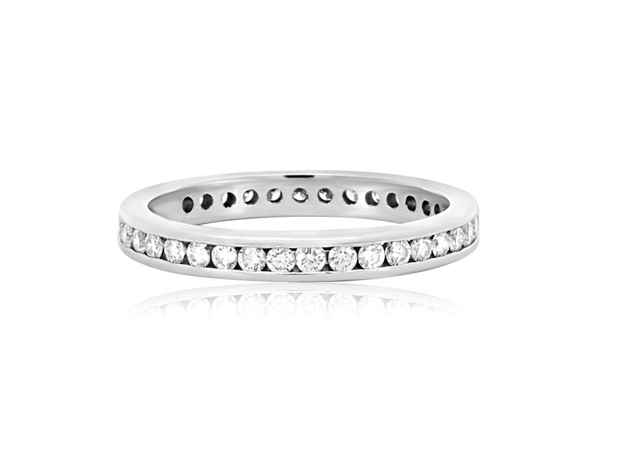 0.75ct Channel Set Diamond Eternity Ring