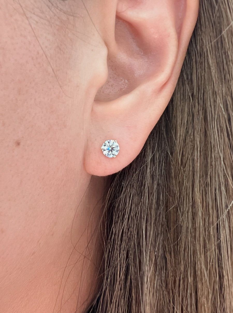 1.04cts FVS2 Lab Diamond Stud Earrings