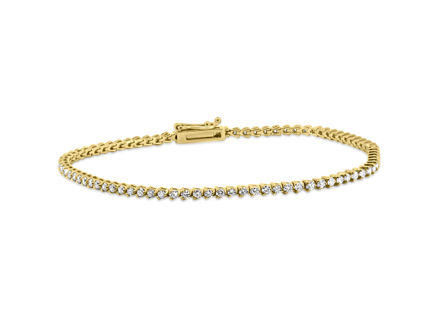 1.99ct Diamond Gold Tennis Bracelet