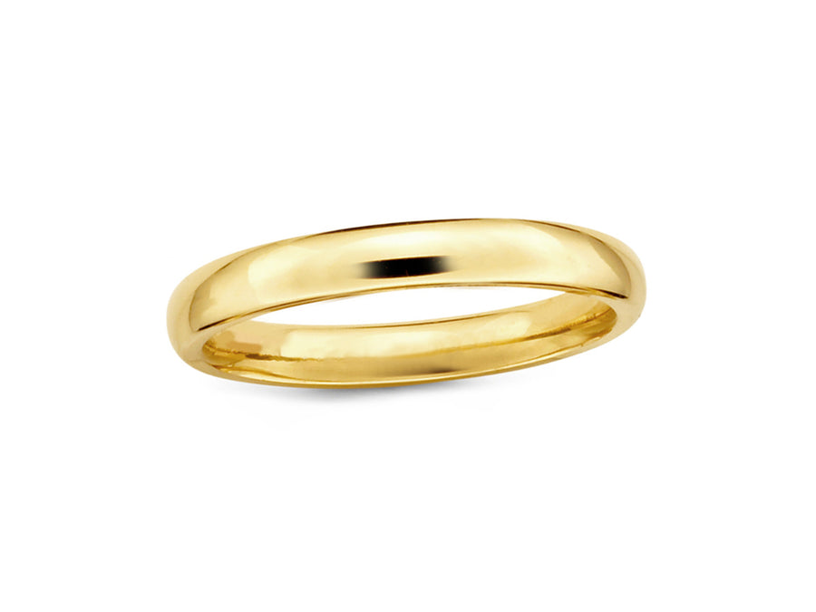 4mm Half Round 14ky Gold Band