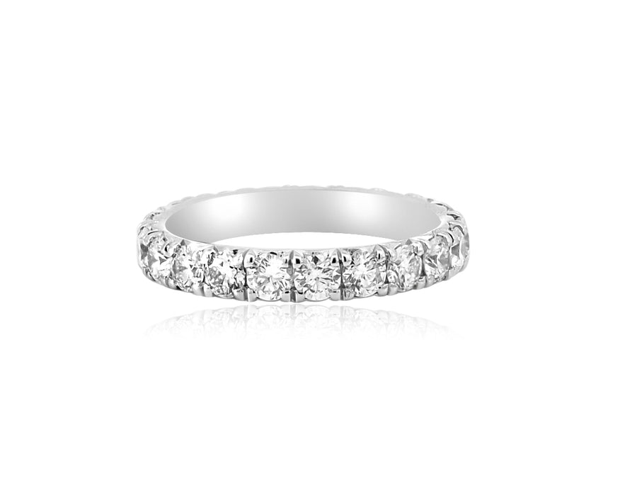 2.20ct Pave Diamond Platinum Illume Ring