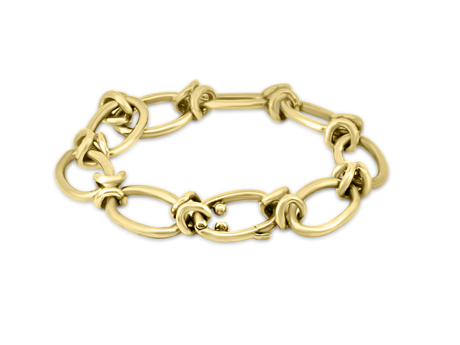 Vintage Oval Link Bracelet