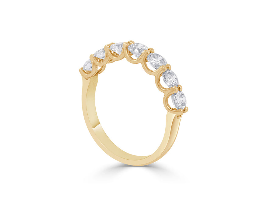 Seven Sisters Diamond Gold Ring