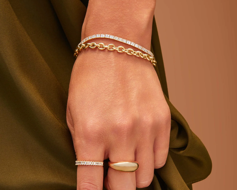 Sienna Gold Chain Link Bracelet
