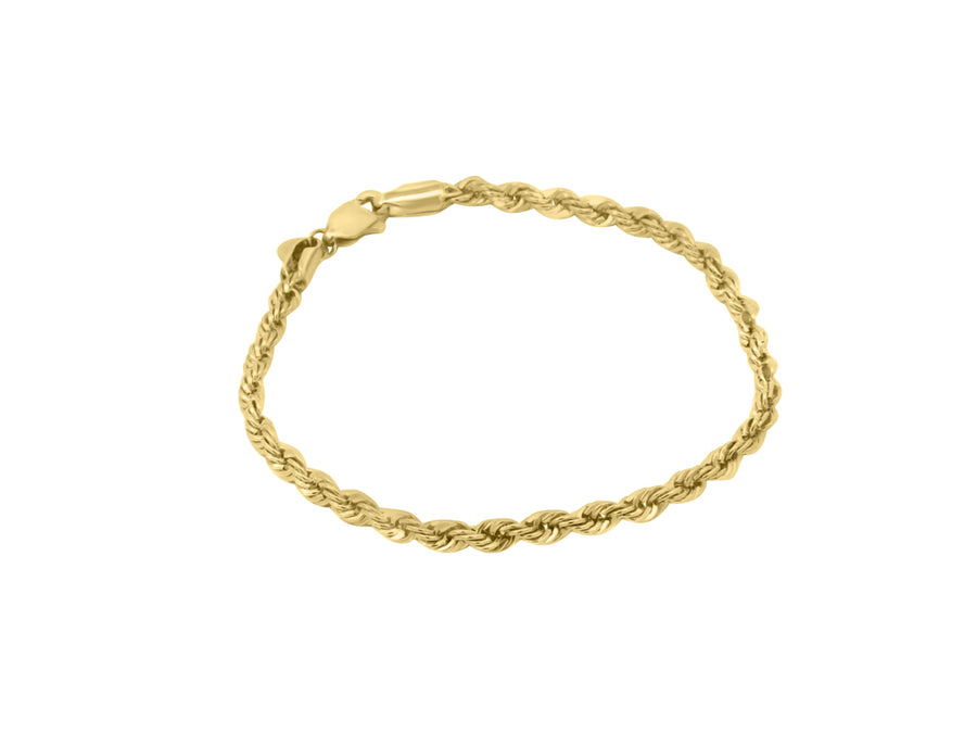 Gold Rope Chain Bracelet