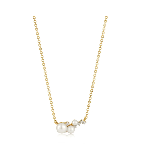 Diamond & Pearl Necklace
